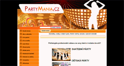 Desktop Screenshot of partymania.cz